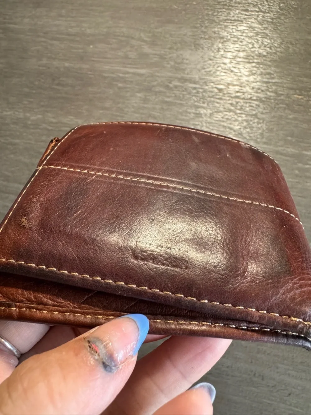 Wilson’s Leather Brown Mens Wallet Fold Over